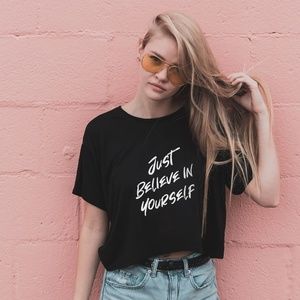 Just Believe in Yourself Short-Sleeve T-Shirt
